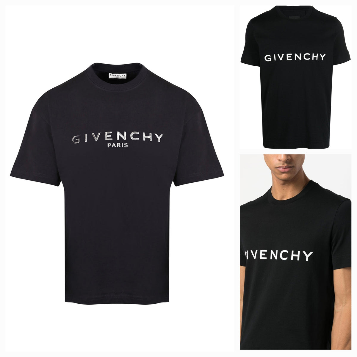 Black Givenchy logo T-shirt