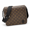 Brown Monogram Messenger Bag on a white background