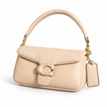 Cream C-Clasp Shoulder Bag